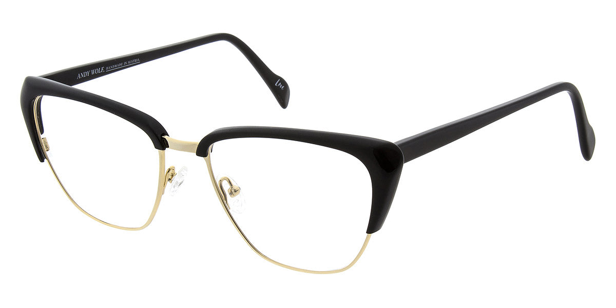 Andy Wolf® 5102 ANW 5102 A 55 - Black/Gold A Eyeglasses