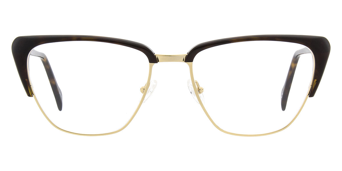 Andy Wolf® 5102 ANW 5102 B 55 - Brown/Gold B Eyeglasses