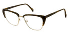Andy Wolf® 5102 ANW 5102 B 55 - Brown/Gold B Eyeglasses