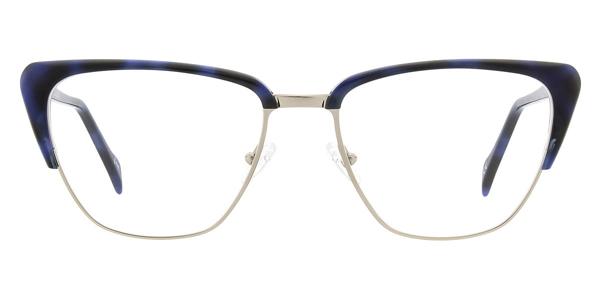 Andy Wolf® 5102 ANW 5102 C 55 - Blue/Silver C Eyeglasses