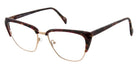 Andy Wolf® 5102 ANW 5102 D 55 - Berry/Rosegold D Eyeglasses