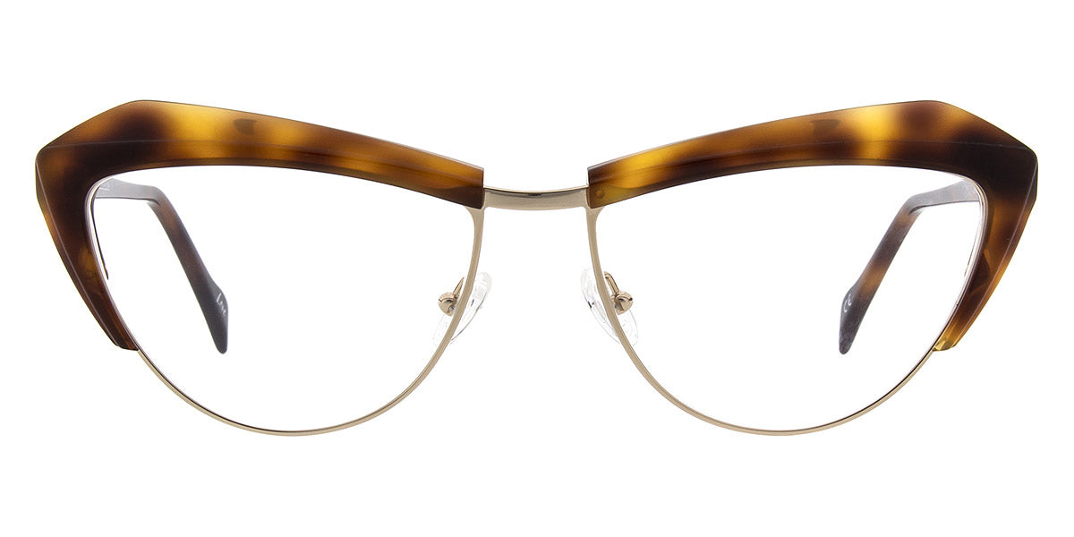 Andy Wolf® 5103 ANW 5103 B 57 - Brown/Gold B Eyeglasses