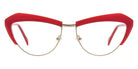 Andy Wolf® 5103 ANW 5103 C 57 - Red/Gold C Eyeglasses