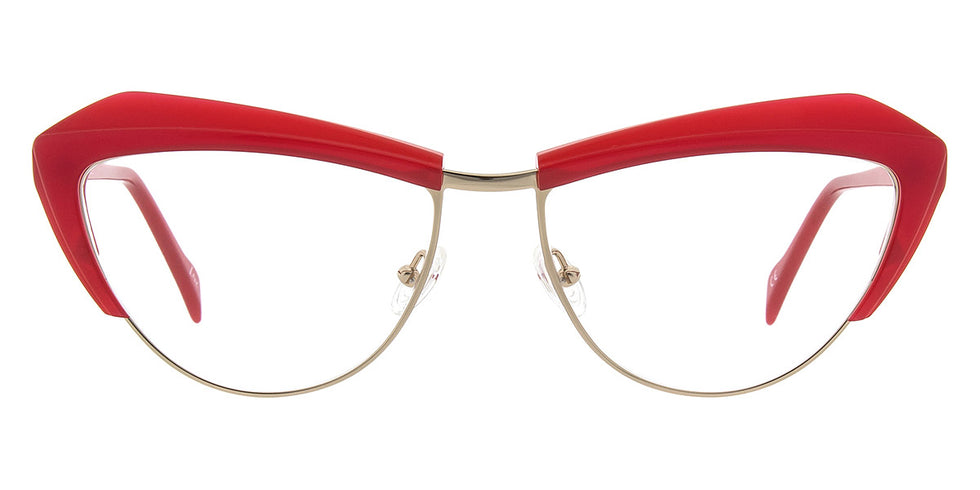 Andy Wolf® 5103 ANW 5103 C 57 - Red/Gold C Eyeglasses