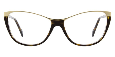 Andy Wolf® 5104 ANW 5104 B 57 - Brown/Gold B Eyeglasses