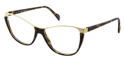 Andy Wolf® 5104 ANW 5104 B 57 - Brown/Gold B Eyeglasses
