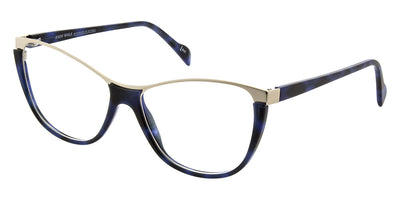 Andy Wolf® 5104 ANW 5104 D 57 - Blue/Silver D Eyeglasses