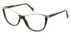Andy Wolf® 5104 ANW 5104 J 57 - Colorful/Gold J Eyeglasses