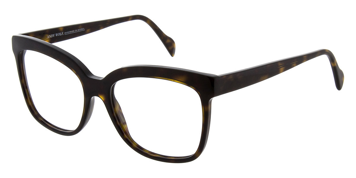 Andy Wolf® 5106 ANW 5106 02 56 - Brown/Yellow 02 Eyeglasses
