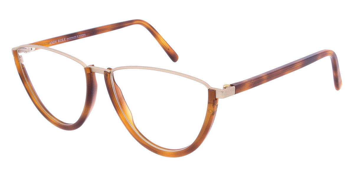 Andy Wolf® 5128 ANW 5128 03 56 - Orange/Gold 03 Eyeglasses