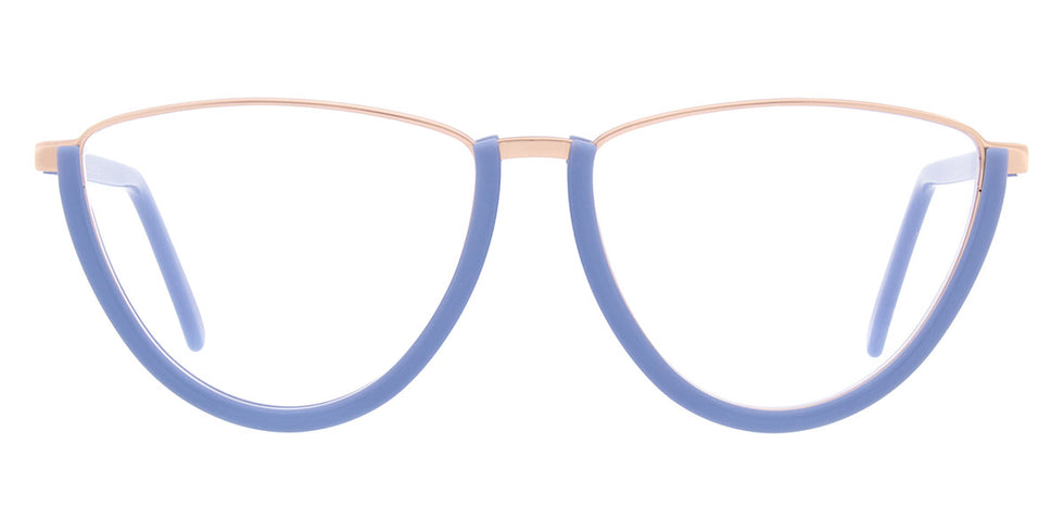 Andy Wolf® 5128 ANW 5128 04 56 - Blue/Rosegold 04 Eyeglasses
