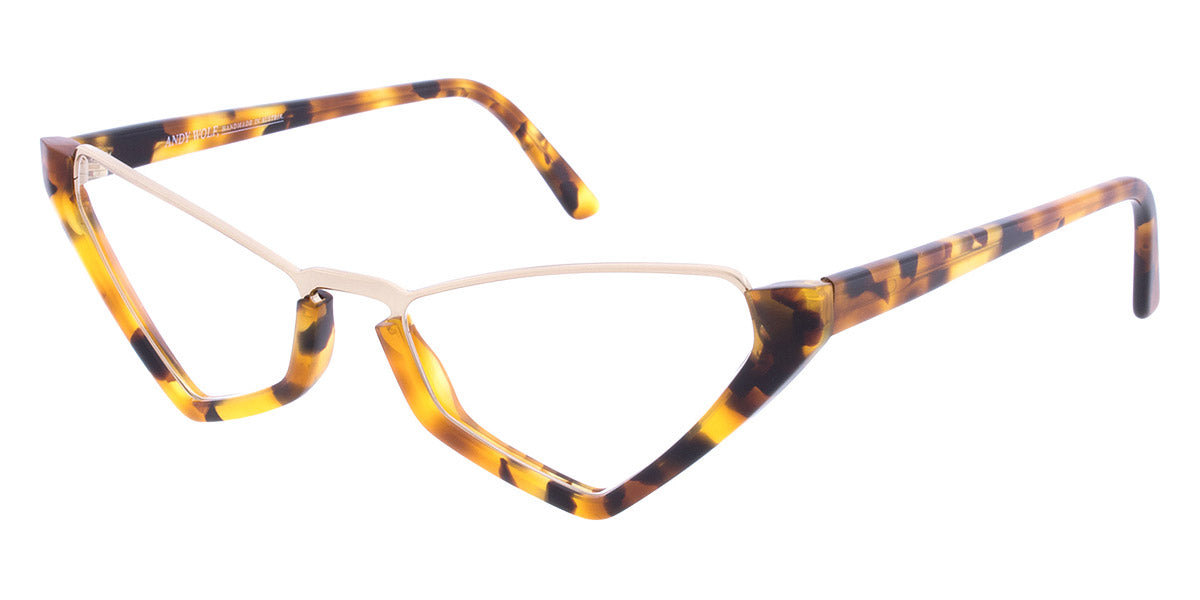 Andy Wolf® 5129 ANW 5129 03 55 - Orange/Gold 03 Eyeglasses