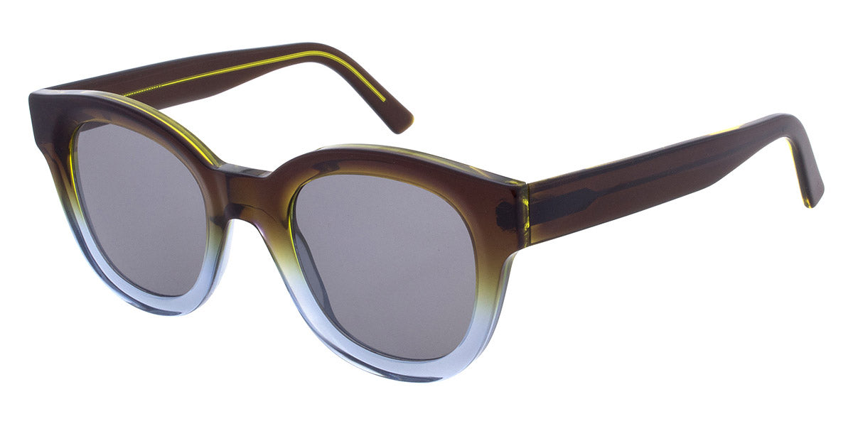 Andy Wolf® Adam Sun ANW Adam Sun B 50 - Brown/Blue B Sunglasses