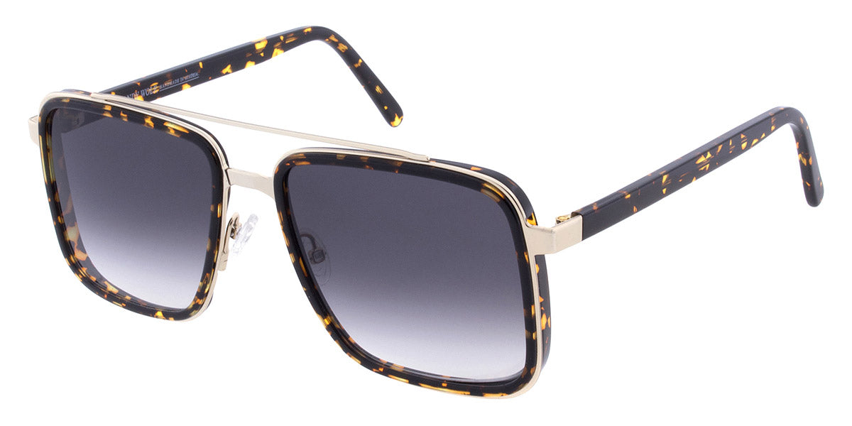 Andy Wolf® Adric Sun ANW Adric Sun 03 56 - Black/Gold 03 Sunglasses
