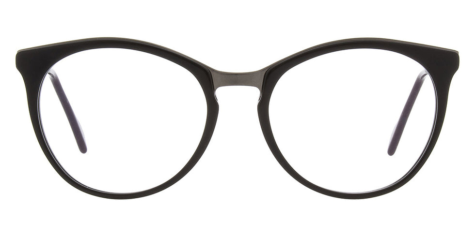 Andy Wolf® Agam ANW Agam 01 52 - Black/Gun 01 Eyeglasses
