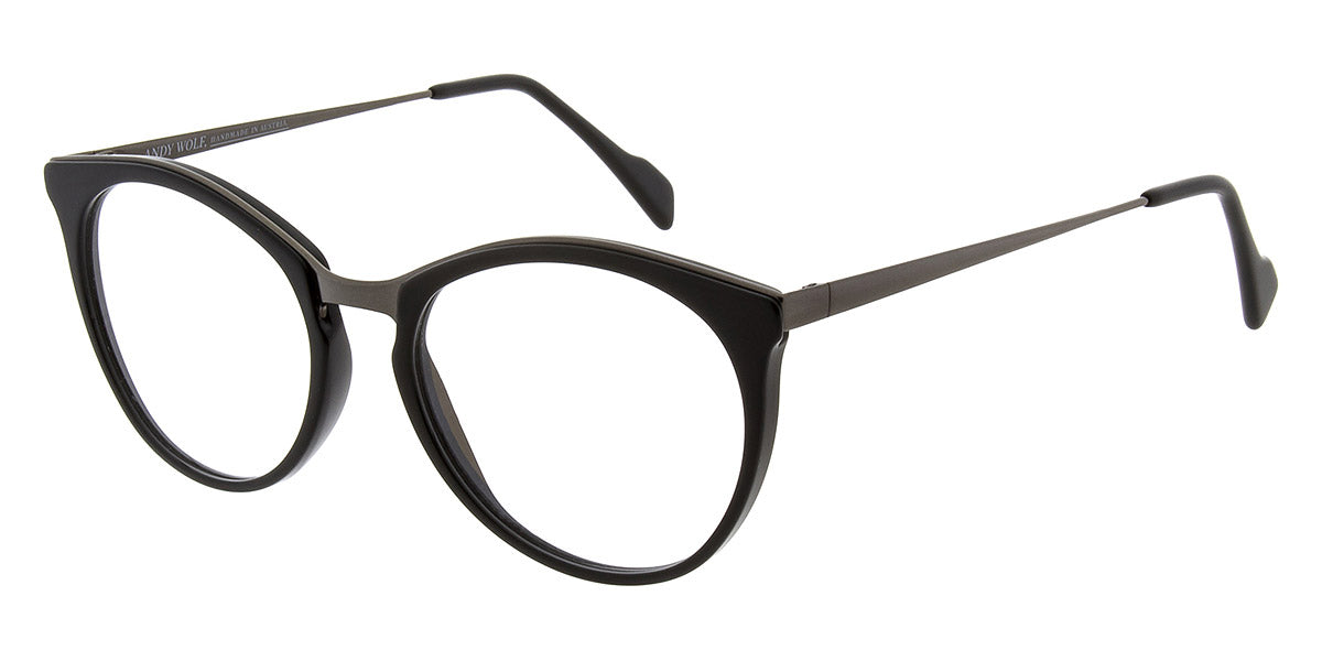 Andy Wolf® Agam ANW Agam 01 52 - Black/Gun 01 Eyeglasses