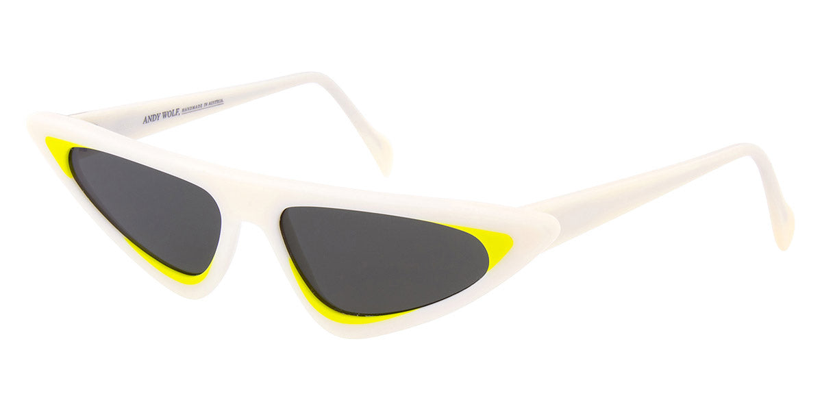 Andy Wolf® Alexandria Sun ANW Alexandria Sun 06 55 - White/Yellow 06 Sunglasses