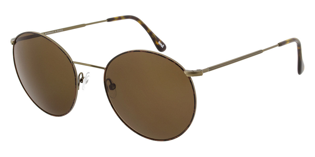 Andy Wolf® AMIRA Sun ANW AMIRA Sun E 53 - Gold/Brown E Sunglasses