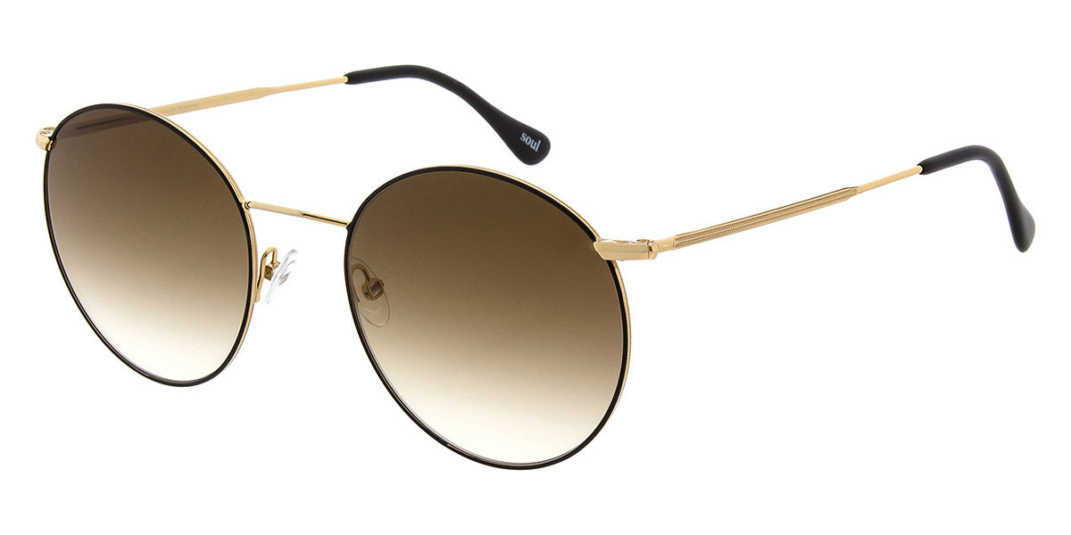 Andy Wolf® AMIRA Sun ANW AMIRA Sun P 53 - Gold/Black P Sunglasses