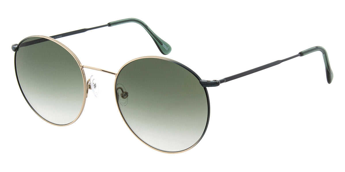 Andy Wolf® AMIRA Sun ANW AMIRA Sun T 53 - Gold/Green T Sunglasses