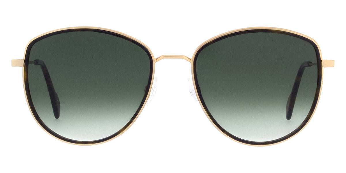 Andy Wolf® Anita Sun ANW Anita Sun 02 55 - Gold/Brown 02 Sunglasses