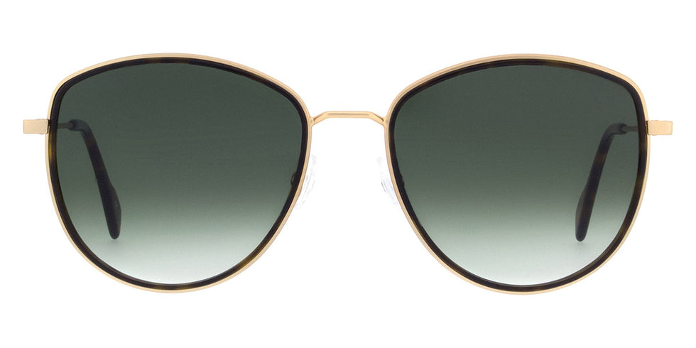 Andy Wolf® Anita Sun ANW Anita Sun 02 55 - Gold/Brown 02 Sunglasses