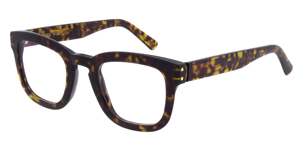 Andy Wolf® AW01 ANW AW01 02 49 - Brown/Gold 02 Eyeglasses