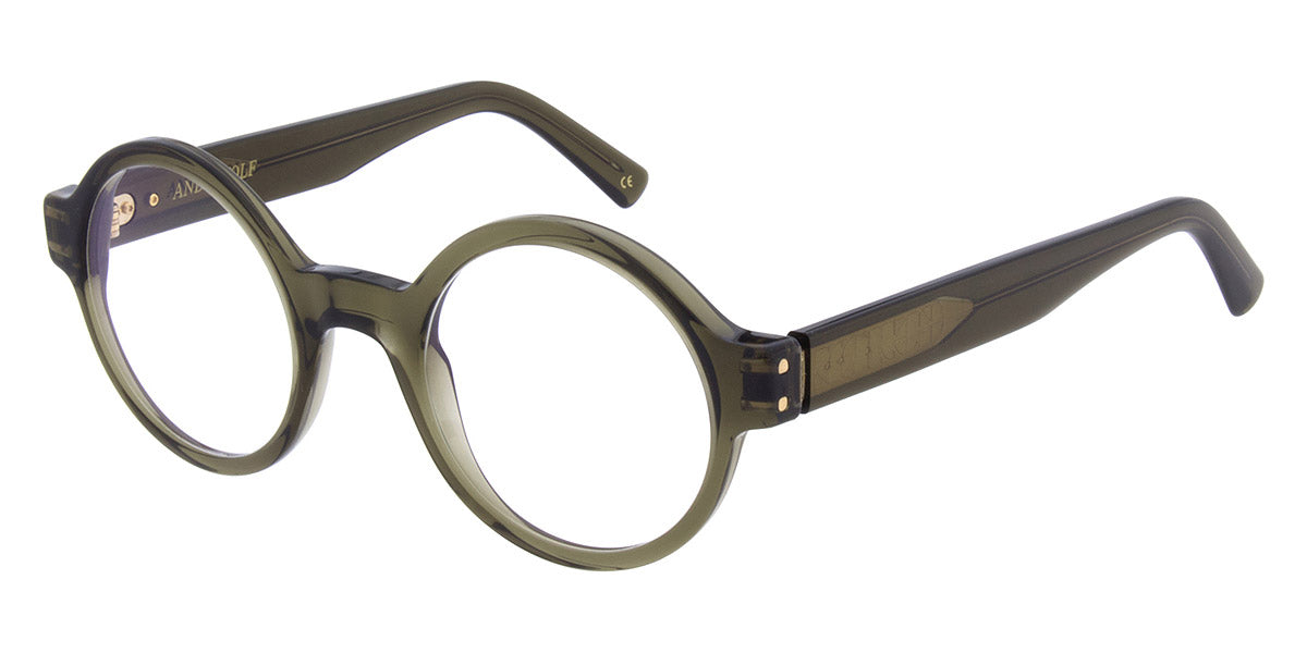 Andy Wolf® AW02 ANW AW02 06 48 - Green/Gold 06 Eyeglasses