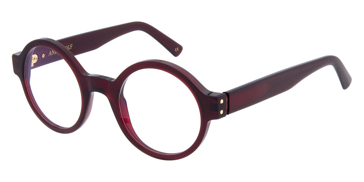Andy Wolf® AW02 ANW AW02 10 48 - Red/Gold 10 Eyeglasses