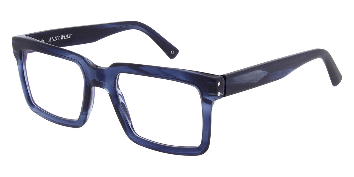 Andy Wolf® AW05 ANW AW05 09 55 - Blue/Silver 09 Eyeglasses