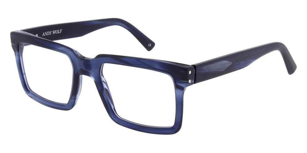 Andy Wolf® AW05 ANW AW05 09 55 - Blue/Silver 09 Eyeglasses