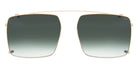 Andy Wolf® AW05 Clip ANW AW05 Clip 02 61 - Gold/Green 02 Sunglasses