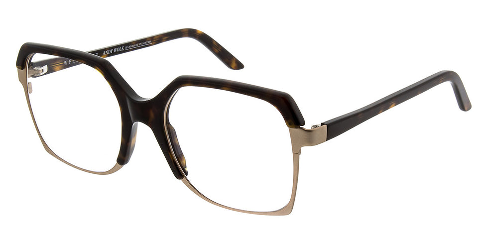 Andy Wolf® Belling ANW Belling B 55 - Gold/Brown B Eyeglasses