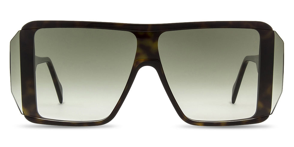 Andy Wolf® Berthe Sun ANW Berthe Sun B 150 - Brown/Green B Sunglasses