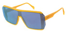 Andy Wolf® Berthe Sun ANW Berthe Sun H 150 - Yellow/Blue H Sunglasses