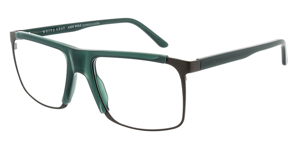 Andy Wolf® Blaise ANW Blaise F 56 - Gun/Green F Eyeglasses
