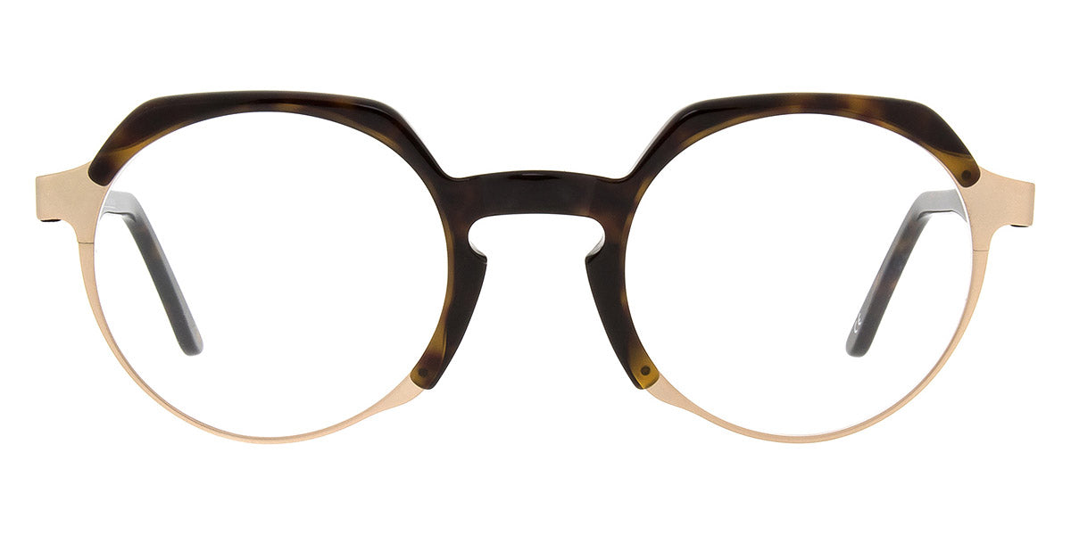 Andy Wolf® Brancusi ANW Brancusi B 49 - Gold/Brown B Eyeglasses