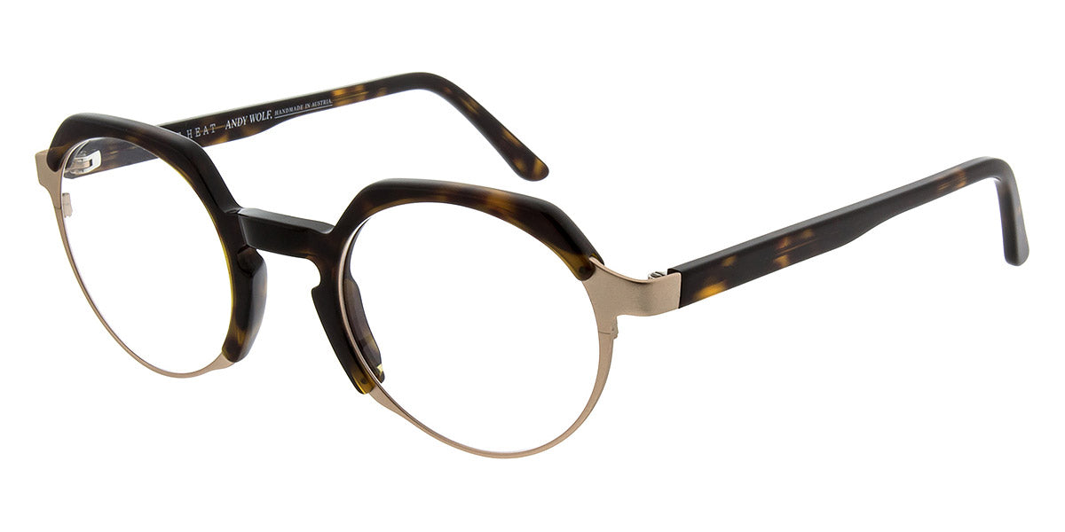 Andy Wolf® Brancusi ANW Brancusi B 49 - Gold/Brown B Eyeglasses