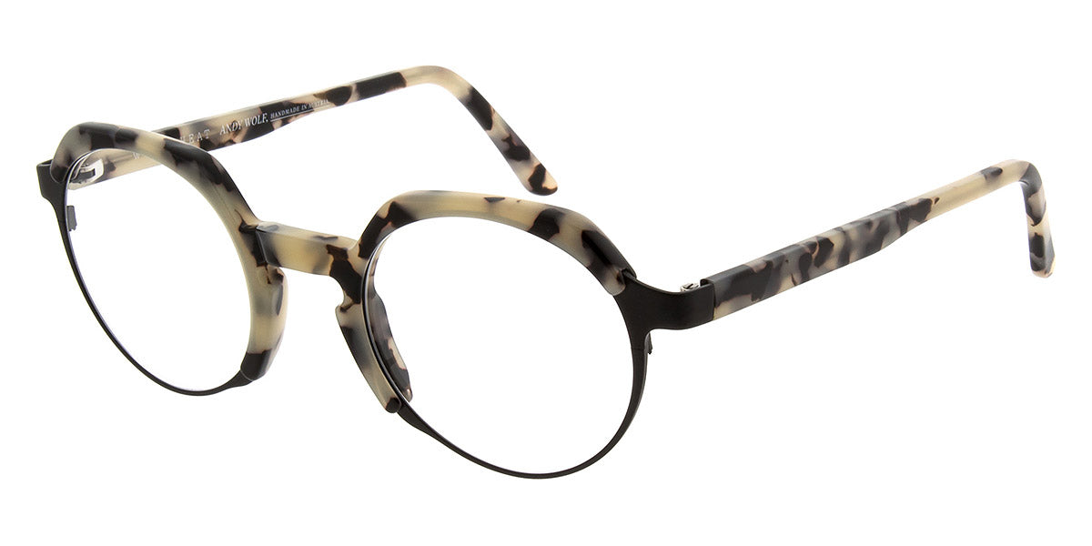 Andy Wolf® Brancusi ANW Brancusi D 49 - Black/Brown D Eyeglasses