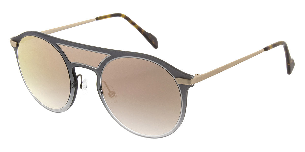 Andy Wolf® Brigitta Sun ANW Brigitta Sun B 141 - Gray/Gold B Sunglasses