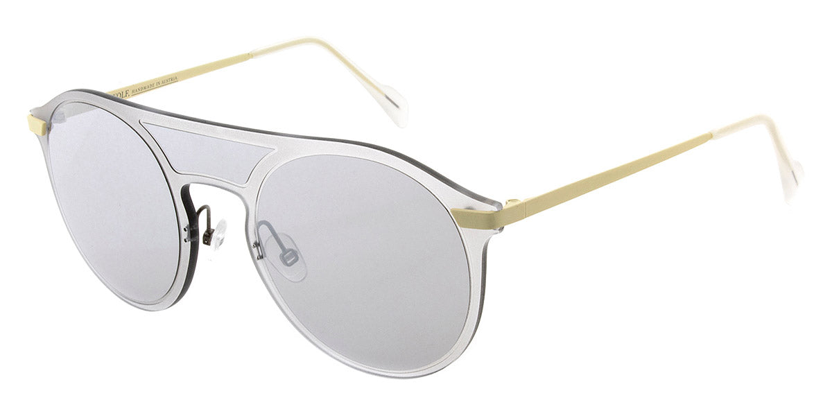 Andy Wolf® Brigitta Sun ANW Brigitta Sun E 141 - White/Silver E Sunglasses