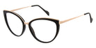 Andy Wolf® Campbell ANW Campbell 01 55 - Black/Rosegold 01 Eyeglasses