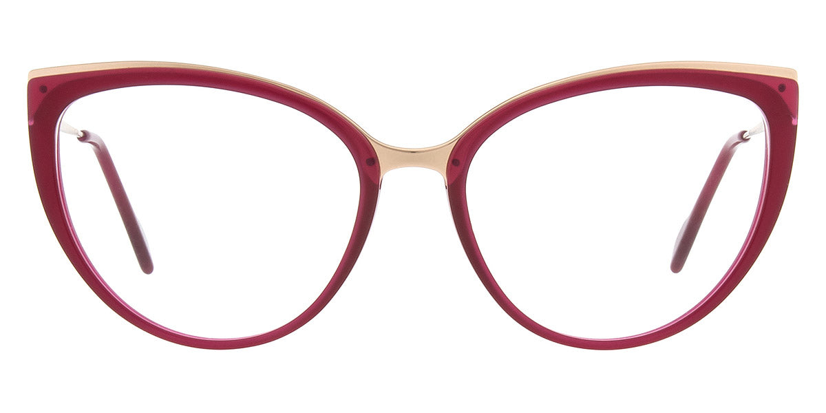 Andy Wolf® Campbell ANW Campbell 04 55 - Berry/Gold 04 Eyeglasses