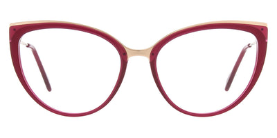 Andy Wolf® Campbell ANW Campbell 04 55 - Berry/Gold 04 Eyeglasses