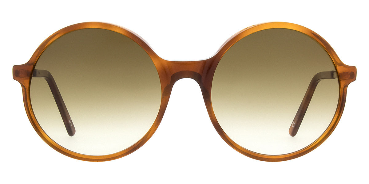 Andy Wolf® Charlie Sun ANW Charlie Sun G 60 - Gold/Brown G Sunglasses