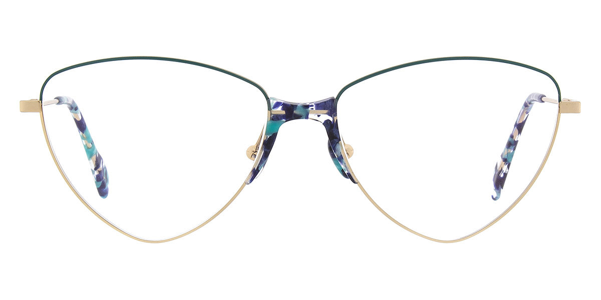 Andy Wolf® Chia ANW Chia 07 56 - Gold/Teal 07 Eyeglasses