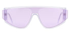 Andy Wolf® Detweiler Sun ANW Detweiler Sun H 149 - White/Pink H Sunglasses
