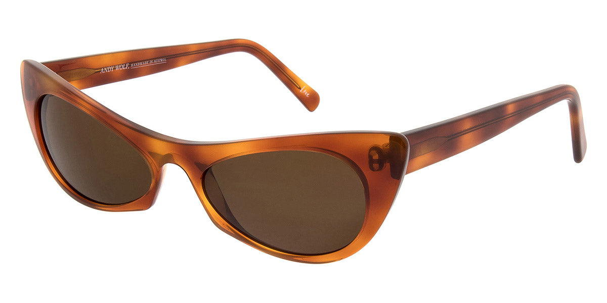 Andy Wolf® Ezra Sun ANW Ezra Sun B 55 - Orange/Brown B Sunglasses