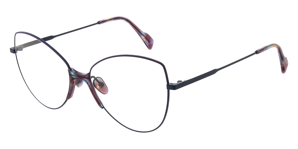 Andy Wolf® Freda ANW Freda 03 55 - Teal/Violet 03 Eyeglasses