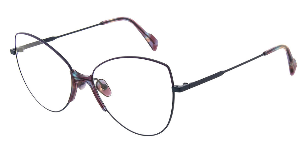 Andy Wolf® Freda ANW Freda 03 55 - Teal/Violet 03 Eyeglasses